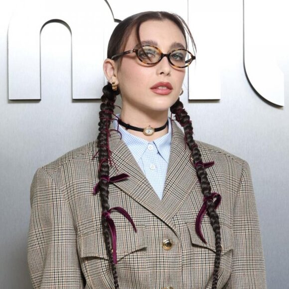 Miu Miu MU01XV VAU1O1 Oval Eyeglasses 50mm – Honey Havana - Picture 10 of 12